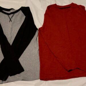 Boys Long Sleeve Pullover shirts (2)